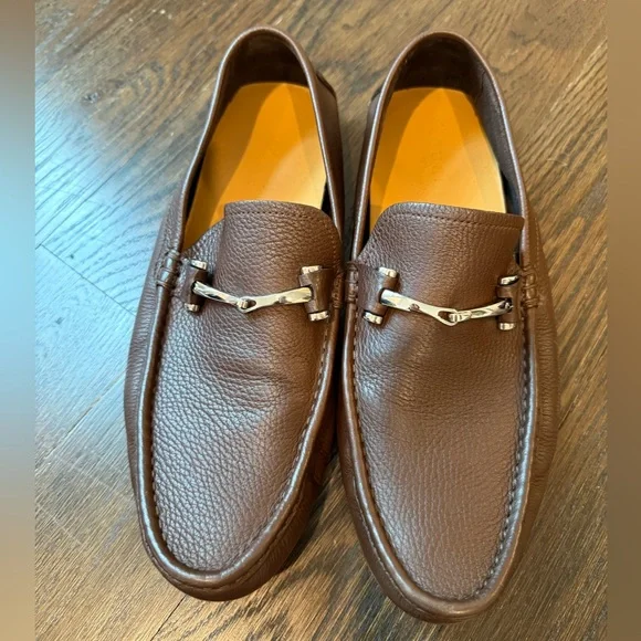 Gucci | Shoes | Gucci Brown Leather Drivers Loafers With  display picture 2